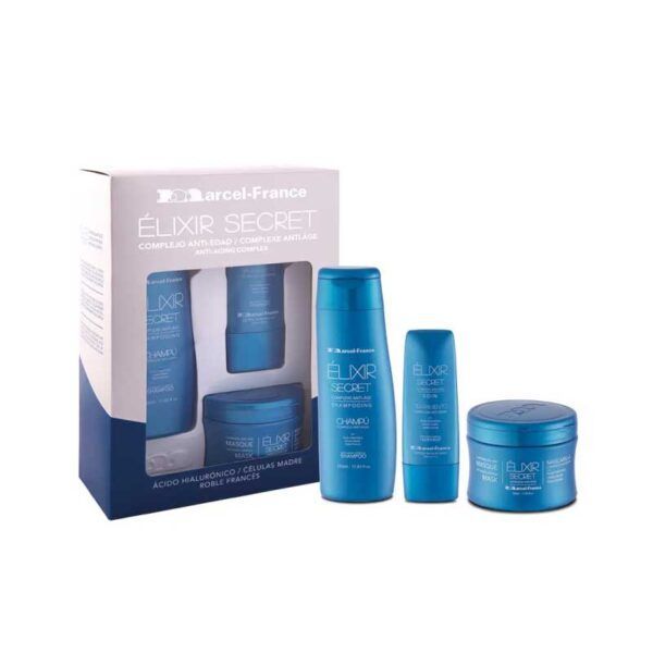 Kit Antiedad Elixir Secret rejuvenecimiento capilar